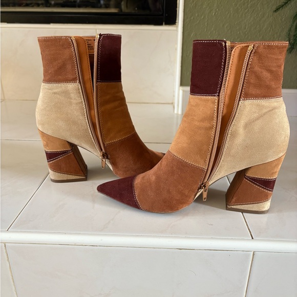 Madden Girl Patchwork Booties - Picture 6 of 8